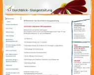 Website Durchblick- Glasgestaltung