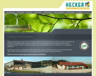 Website Hecker Holzsystembau