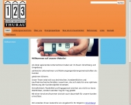 Website 1-2-3 Gebäudeservice Thurau