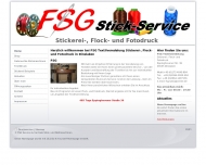 Bild FSG / Nh.-und Stickmaschinen/ Stick und Druck Service