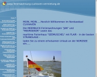 Website FERIENWOHNUNGEN FERIENHAUS MEERBLICK STRANDLAGE CUXHAVEN