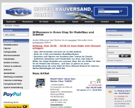 Website Modellbauversand Hanke