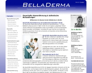 Website BellaDerma Fachzentrum
