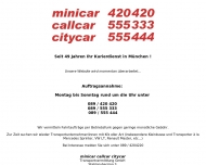 Bild minicar - callcar - citycar Transportvermittlung GmbH