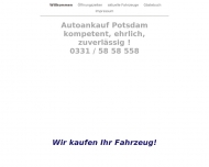 Website Autoankauf Potsdam 0331 / 58 58 558