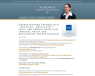 Website Barkowski-Übersetzungsservice