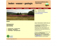 Website Geowissenschaftliches Büro Dipl.-Geol. R. Felgentraeger