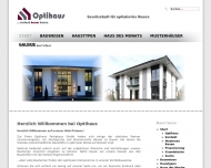 Website Opti-Haus Fertighaus