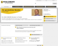 Website HUK-COBURG Kundendienstbüro Heiko Eisold