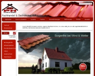 Website Das Metalldach. AeroDek - Quadro - Evertile - Powertekk - Plano - Dach, Dachbleche, Blechdach