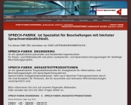 Bild Sprech-Fabrik Ansagetextproduktionen