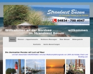 Website Strandnest Büsum Pension & Lust auf Meer