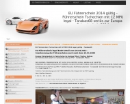 Bild Europa Fahrerlaubnis Tschechien