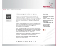 Website Juristische Fach�bersetzungen (Englisch | Spanisch) – Elke M�ller