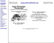 Bild Bacher Hof Restaurant