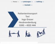 Website Ingo Graser - Patiententransport und Taxi