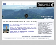 Website Raum-hoch-3 - Architekturb�ro Schie�l
