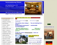 Website Ferienwohnung Palmié