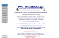 Website PIT`s - Dienstleistungen