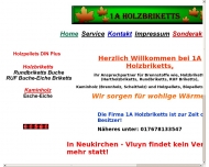 Bild 1A Holzbriketts