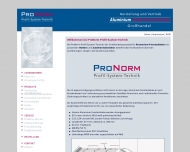Bild ProNorm Profil System Technik