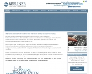 Website Berliner Wirtschaftsberatung