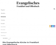 Bild Webseite  Frankfurt