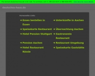 Website Hotel Deutsches Haus H. D�tsch