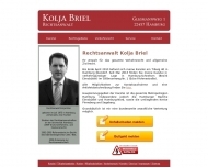 Website Rechtsanwalt Kolja Briel