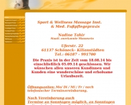 Bild Sport & Wellness Massage Inst.