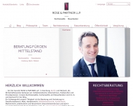 Website ROSE & PARTNER LLP.