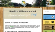 Website Ferienwohnungen Vogt