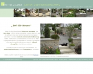 Website Martina Zellner Garten- und Freiraumplanung