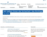 Website BLÄTTCHEN & PARTNER
