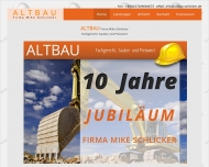 Website Altbau Firma Mike Schlicker