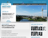 Website Falch & Partner Rechtsanwälte Steuerberater PartGmbB