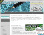 Website Roland Schnecke elektronik