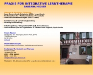 Website Praxis f. integrative Lerntherapie