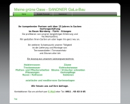 Website SANDNER Montage- und Gartenservice