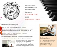 Website Klaviere - Helm
