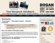 Website Taxi & Mietwagen Dogan