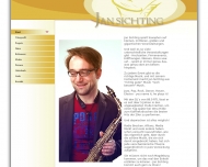 Website Saxophonist Jan Sichting
