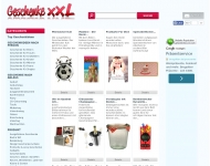 Website Geschenke-XXL Geschenkideen