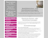 Website Raum&Zeit für mich