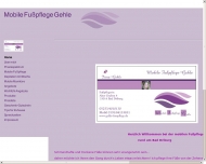 Website Fu�pflege Gehle