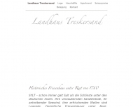 Website Landhaus Treskersand