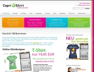 Bild Capri Shirt | DC_Krueger - Werbemittel, Textildruck & Groformatdruck