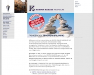 Website Kempen Krause Ingenieurgesellschaft