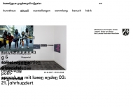 Website Museum für Kunst seit 1945 aus Nordrhein-Westfalen