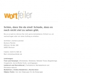 Bild wortfeiler.de: Web- & Werbetexte | Werbekonzepte & -beratung | Lektorat